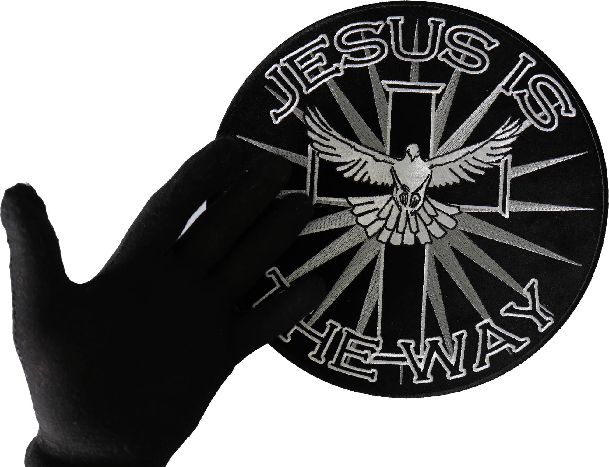 Jesus is the Way Patch - Wear Your Faith with Confidence and Truth ( 3 x 3 inches )
